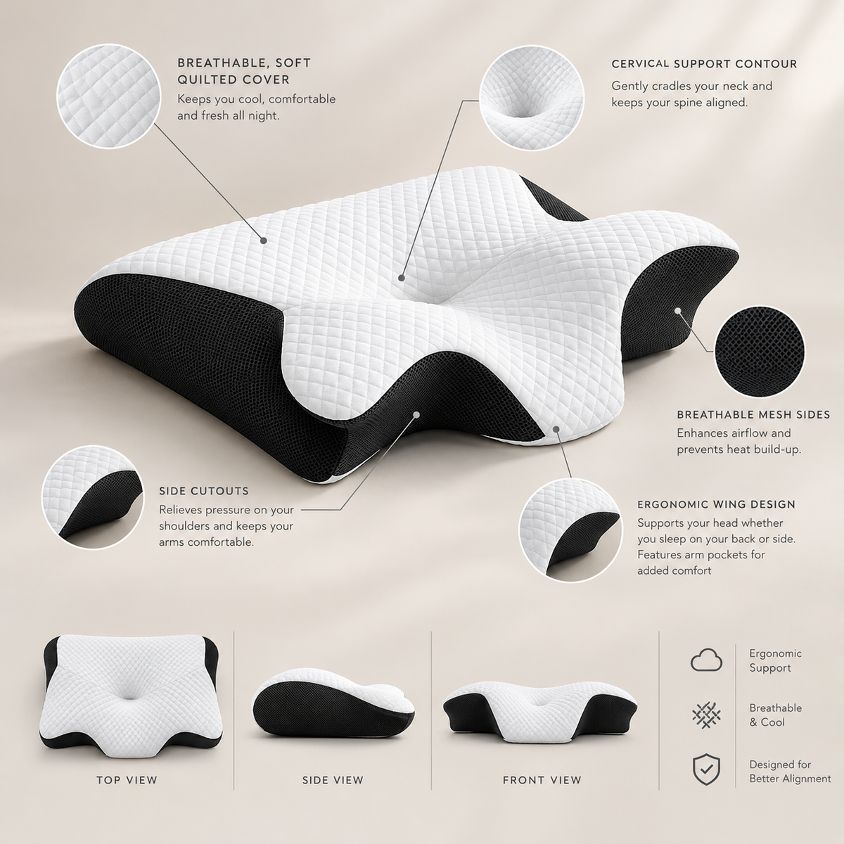 RestAlign™ Pillow